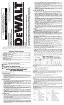 DeWalt DW317 Le manuel du propriétaire