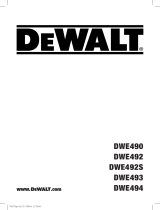DeWalt DWE492S Manuel utilisateur