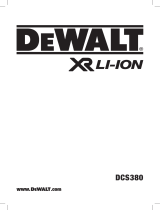 DeWalt DCS380 Manuel utilisateur