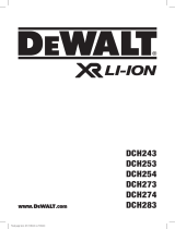 DeWalt DCH253 Manuel utilisateur