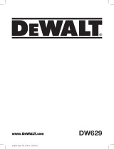 DeWalt DW629 Manuel utilisateur