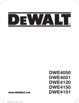 DeWalt DWE4050 Manuel utilisateur
