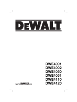 DeWalt DWE4110 Manuel utilisateur