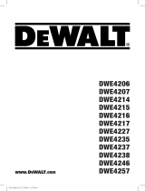 DeWalt DWE4215 Manuel utilisateur