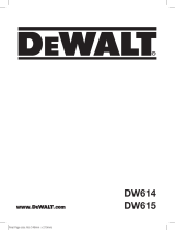 DeWalt DW615 Manuel utilisateur