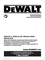 DeWalt DWE43214 Manuel utilisateur