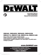DeWalt DWE402W Manuel utilisateur
