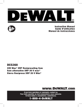 DeWalt DCS368B Manuel utilisateur