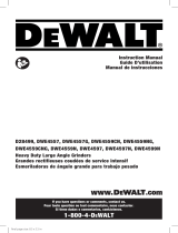 DeWalt 7in & 9in Large Angle Grinder DWTD28499X Le manuel du propriétaire