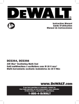 DeWalt DCS354B Manuel utilisateur