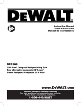 DeWalt DCS369 Manuel utilisateur