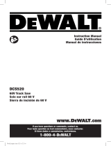 DeWalt DCS520ST1 Manuel utilisateur