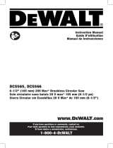 DeWalt DCS565 Manuel utilisateur