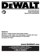 DeWalt DCG416T2 Manuel utilisateur