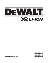 DeWalt DCN660 Manuel utilisateur