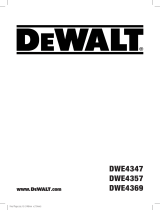 DeWalt DWE4347 Manuel utilisateur