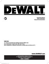 DeWalt DWS780 Dual-Bevel Sliding  Le manuel du propriétaire