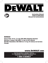 DeWalt D25832K Manuel utilisateur