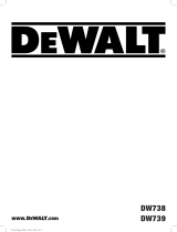 DeWalt DW739 Manuel utilisateur