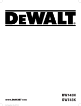 DeWalt DW743N Manuel utilisateur
