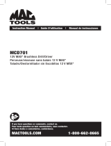 MAC TOOLS MCD701 Manuel utilisateur