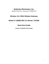 Actiontec Electronics C2000A Manuel utilisateur