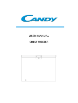 Candy CHCH230LEG 230L Chest Freezer Manuel utilisateur
