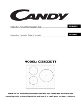 Candy CIS633DTT Manuel utilisateur
