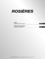 ROSIERES RMY6GRK3X Manuel utilisateur