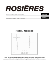 ROSIERES RHK63DC Manuel utilisateur