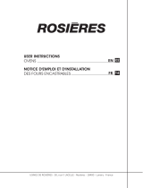 ROSIERES RFC6/E Manuel utilisateur