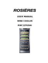 ROSIERES RWC 137 GDAI Manuel utilisateur