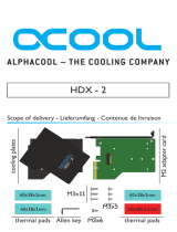 Alphacool Eisblock HDX-2 Manuel utilisateur