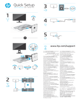HP X24i Gaming Monitor Guide d'installation