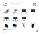 HP EliteDisplay E273q 27-inch Monitor Guide d'installation
