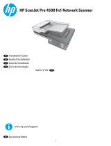 HP ScanJet Pro 4500 fn1 Network Scanner Guide d'installation