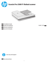 HP ScanJet Pro 2500 f1 Flatbed Scanner Guide d'installation
