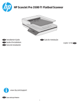 HP ScanJet Pro 3500 f1 Flatbed Scanner Guide d'installation