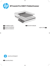 HP ScanJet Pro 3500 f1 Flatbed Scanner Guide d'installation