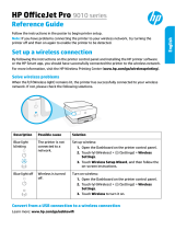 HP OfficeJet Pro 9010 All-in-One Printer series Guide de démarrage rapide