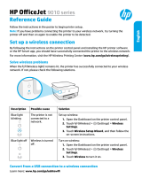 HP OfficeJet 9010 All-in-One Printer series Guide de référence