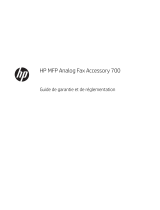 HP LaserJet Managed MFP E82540du-E82560du series Mode d'emploi