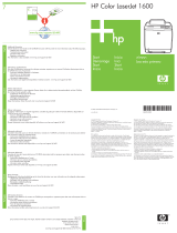 HP COLOR LASERJET 1600 PRINTER Guide de démarrage rapide