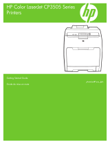 HP Color LaserJet CP3505 Printer series Guide de démarrage rapide