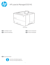 HP LaserJet Managed E50145 Serie Guide d'installation