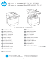HP LaserJet Managed MFP E62655 series Guide d'installation