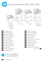 HP LaserJet Enterprise MFP M633 series Guide d'installation