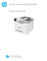 HP Color LaserJet Pro M282-M285 Multifunction Printer series Mode d'emploi