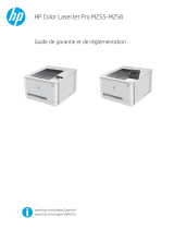 HP Color LaserJet Pro M255-M256 Printer series Mode d'emploi