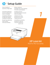 HP LaserJet M207e-M212e Printer series Guide d'installation